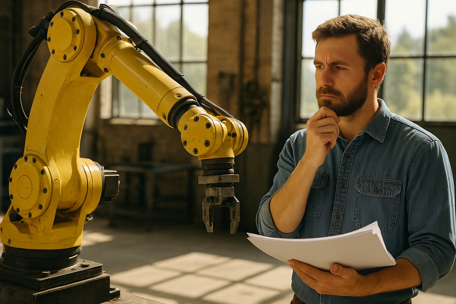 Foto till artikeln: När robotar tar ditt farliga jobb – och AI:n bestämmer om du får det nya
