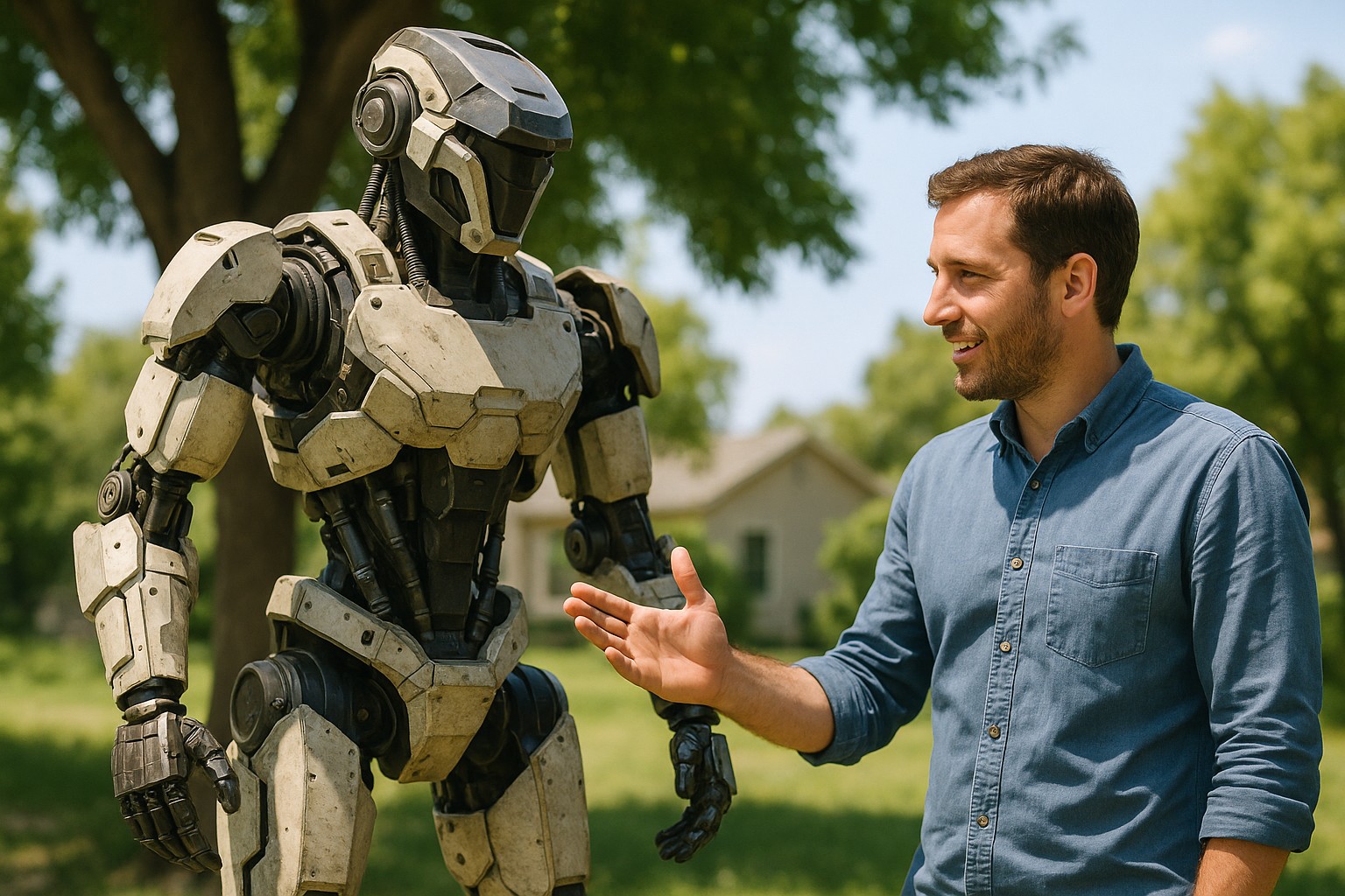 Foto till artikeln: USA utvecklar robotkrigare som styrs med vanligt språk