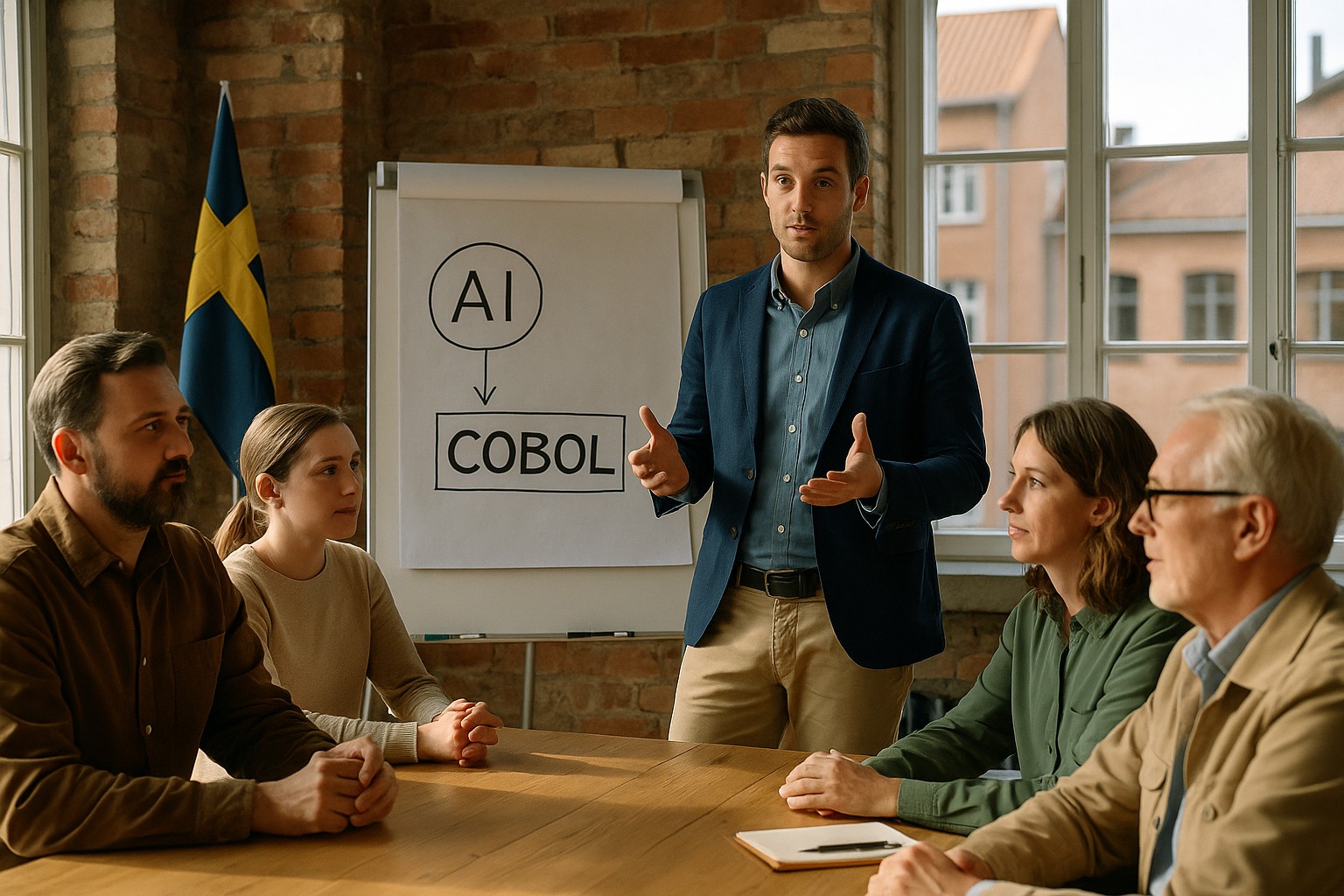 Foto till artikeln: Sveriges dubbla teknikstrategi: ny AI och 60-årig kod ska säkra självständigheten