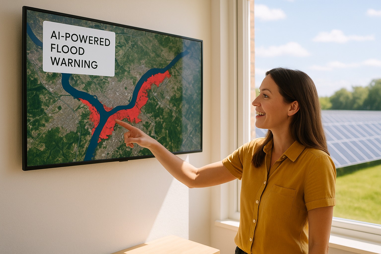 Foto till artikeln: Så bygger Google AI-samhället – räddar liv med översvämningsvarningar och satsar på energi