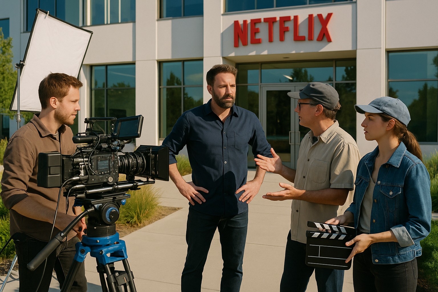 Foto till artikeln: Netflix köper Ben Afflecks AI-bolag för 600 miljoner dollar – satsar på skräddarsydda verktyg för filmproduktion