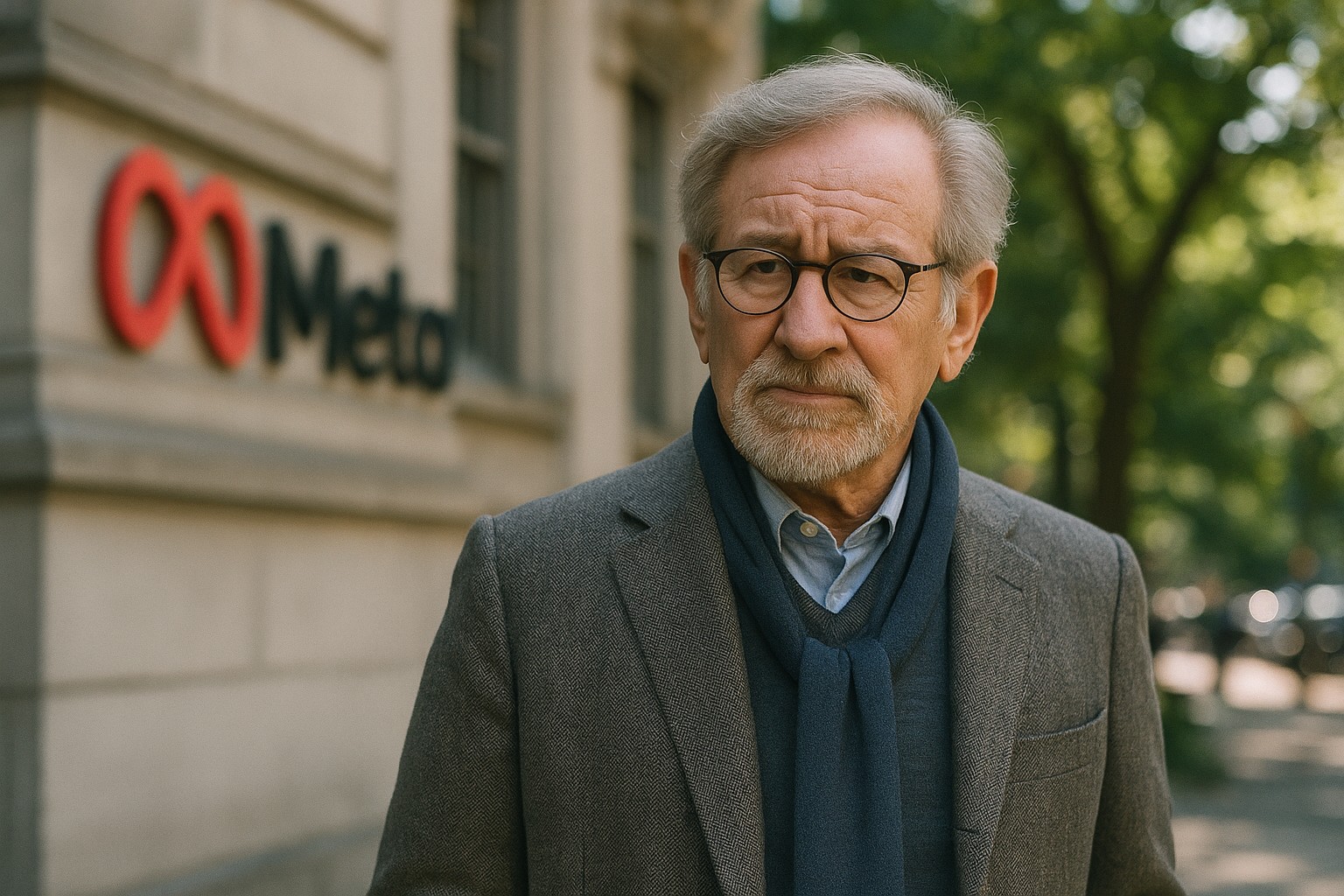 Foto till artikeln: Medan Meta betalar miljoner för AI-innehåll säger Spielberg nej till tekniken