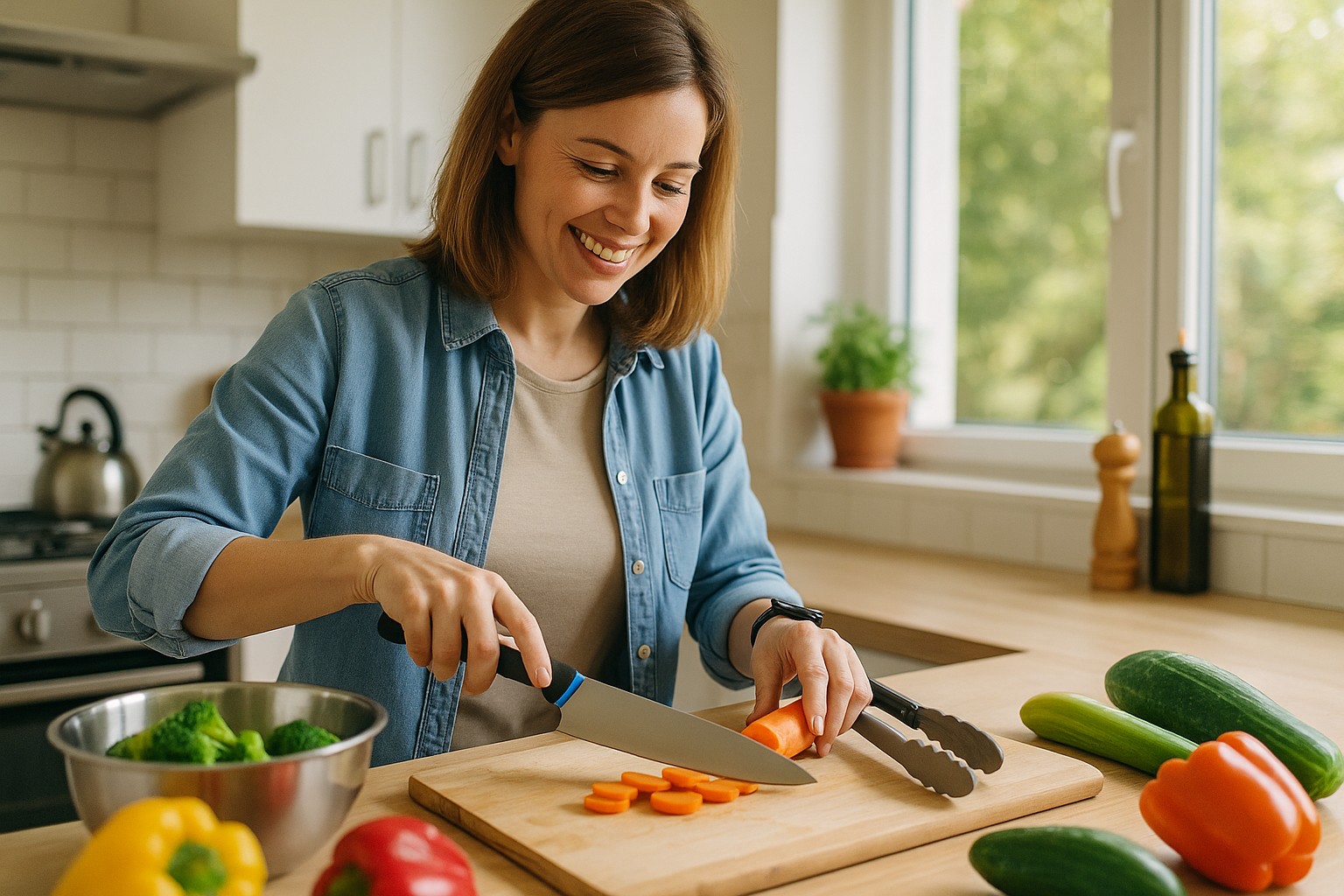 Foto till artikeln: Smarta klämmor och vibrerande knivar – så förändras köket för alltid