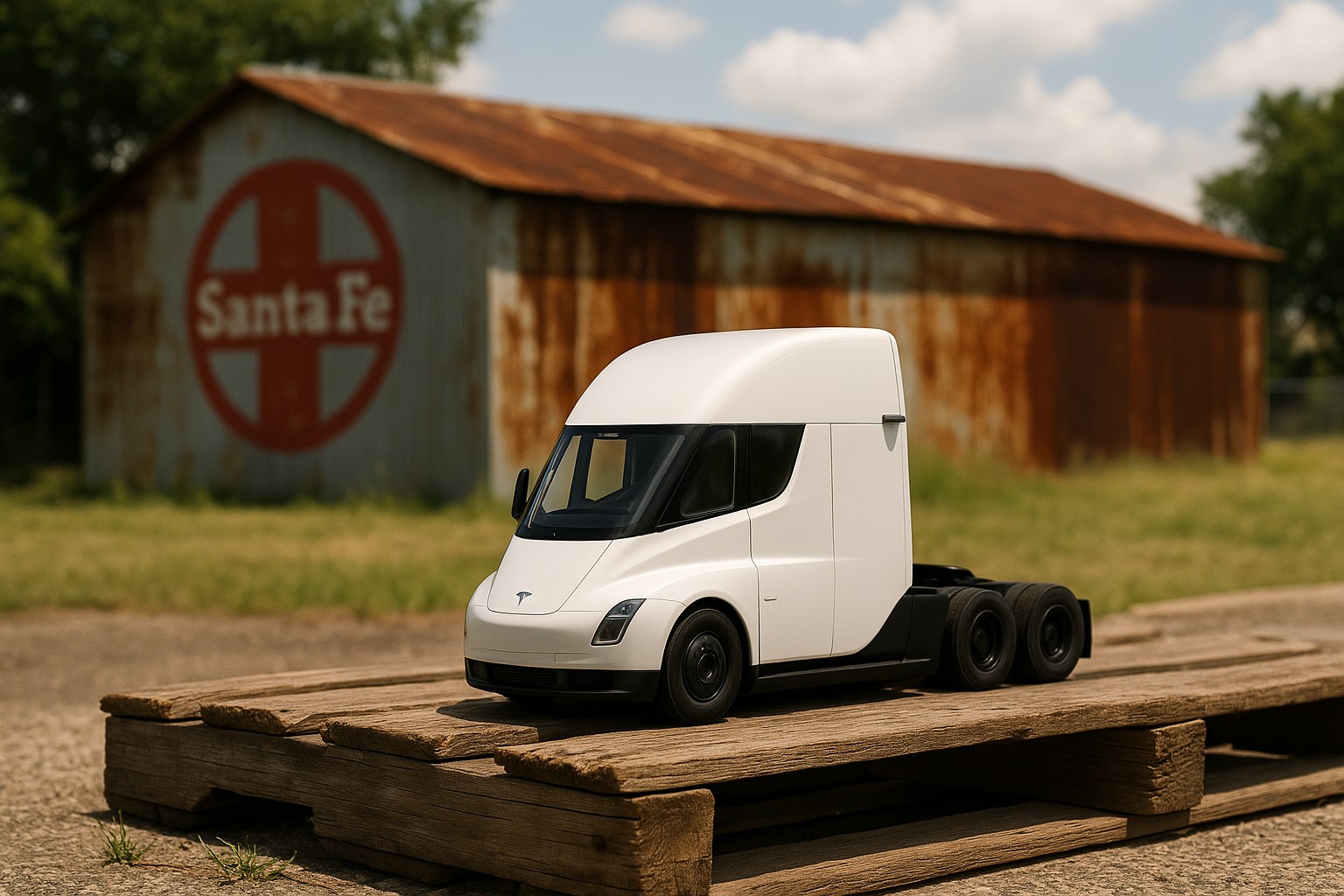 Foto till artikeln: Teslas lastbil Semi – tio år av löften men fortfarande ingen masstillverkning