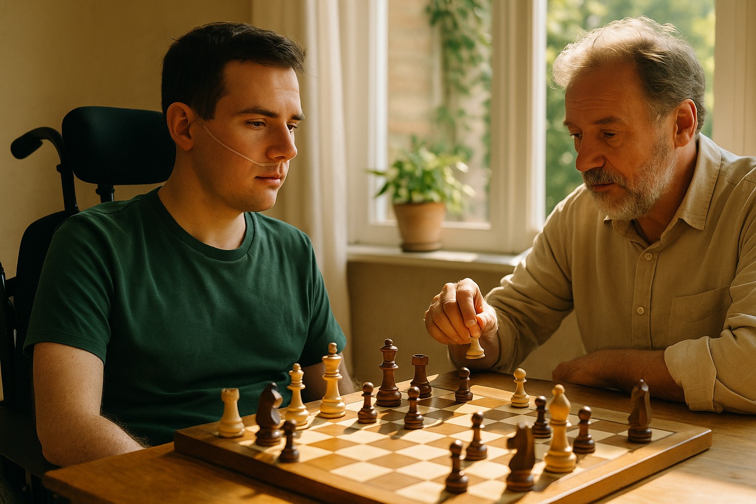 Foto till artikeln: Förlamad man visar schackspel med tankekraft – 'Det förändrade vad jag tror att jag är kapabel till'