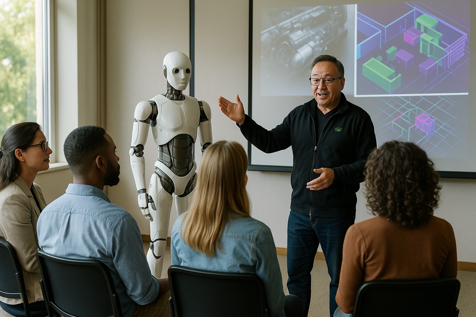 Foto till artikeln: Tekniska genombrott ger robotar visuellt minne och 3D-navigation – visades på Nvidia-konferens