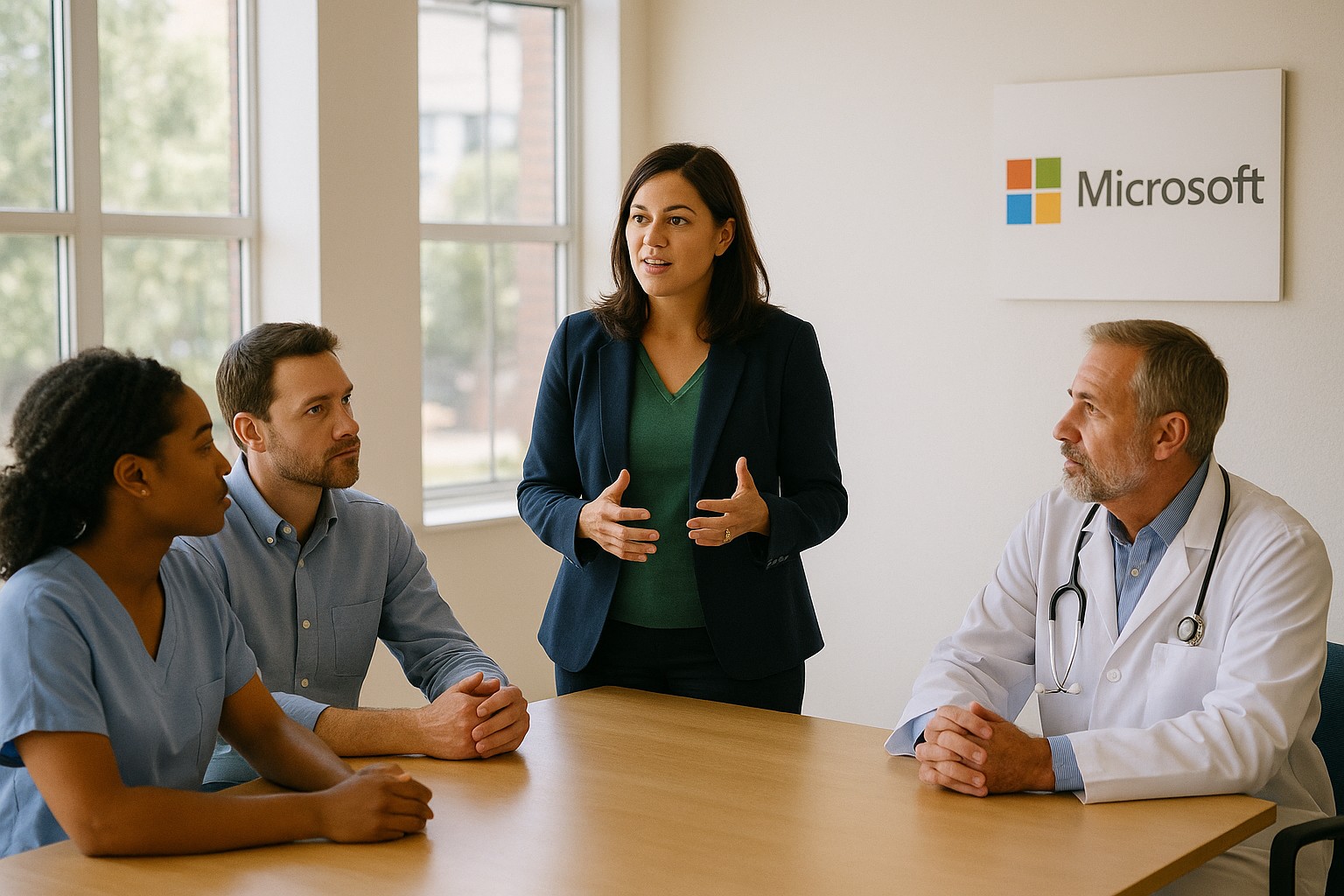 Foto till artikeln: Microsoft omorganiserar AI-ledning och lanserar vårdtjänst