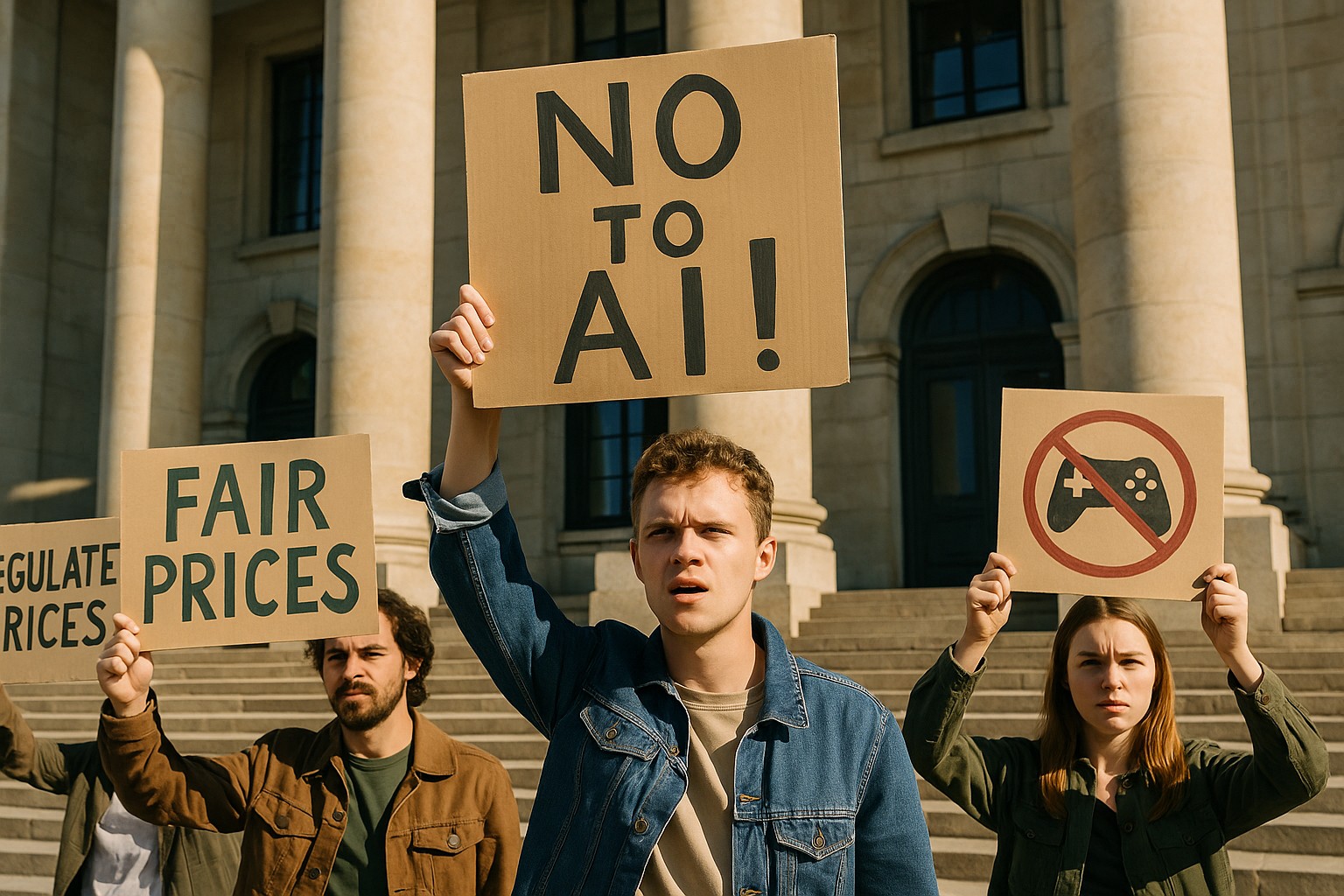 Foto till artikeln: AI-tillämpningar möter motstånd – spelgrafik kritiseras och politisk granskning av prissättning