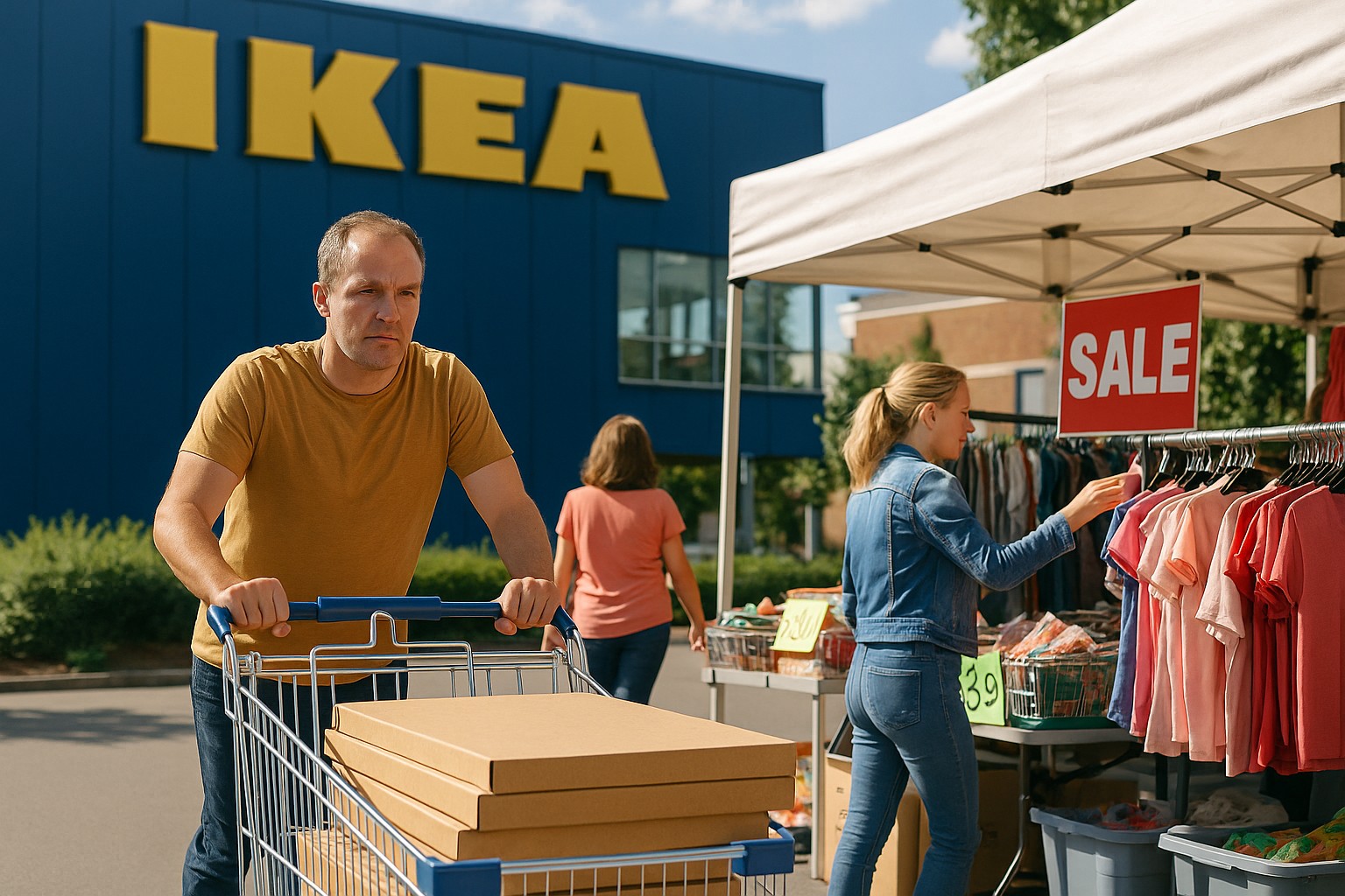 Foto till artikeln: Krisens två ansikten: Ikea skär ned – amerikanska kedjor slåss med priser