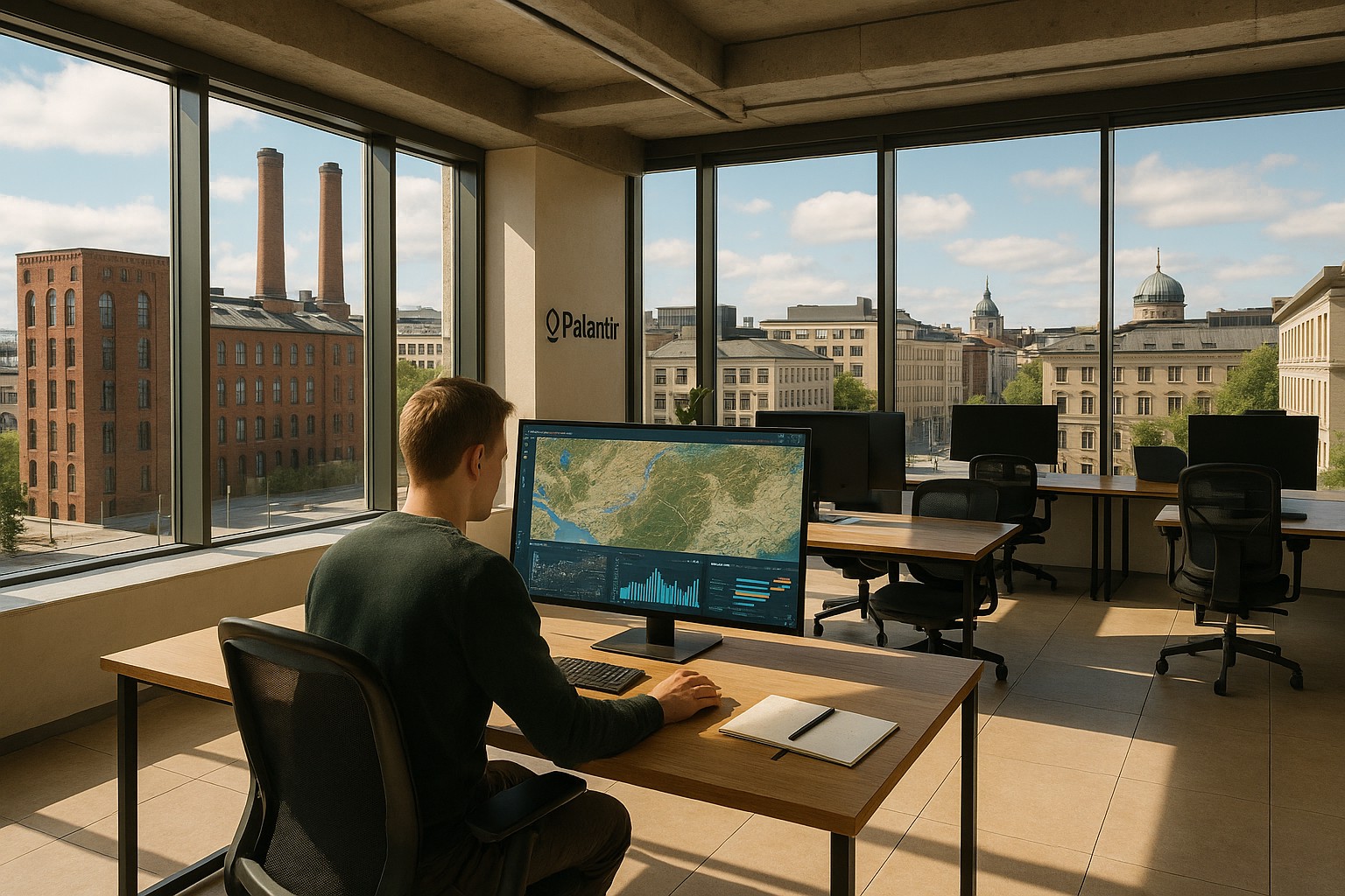 Foto till artikeln: Så förvandlar Palantir krigsteknologi till vardagsverktyg – kommersiell verksamhet växer 120 procent årligen