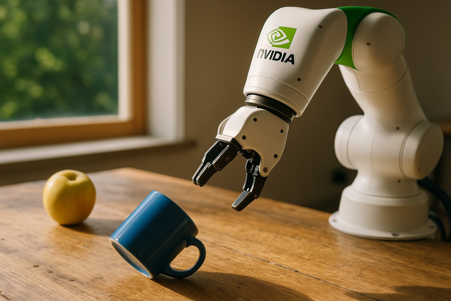 Foto till artikeln: Nvidias robotdemonstration misslyckades – visar robotikens tekniska utmaningar