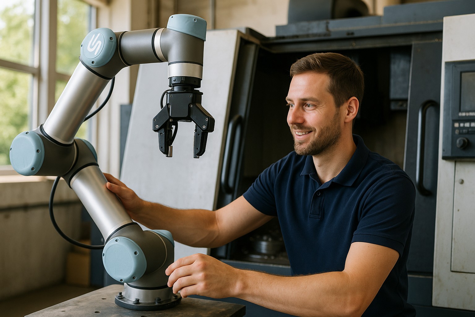 Foto till artikeln: Robotarna utmanar CNC-maskinerna: Ny programvara förkortar installationstiden drastiskt