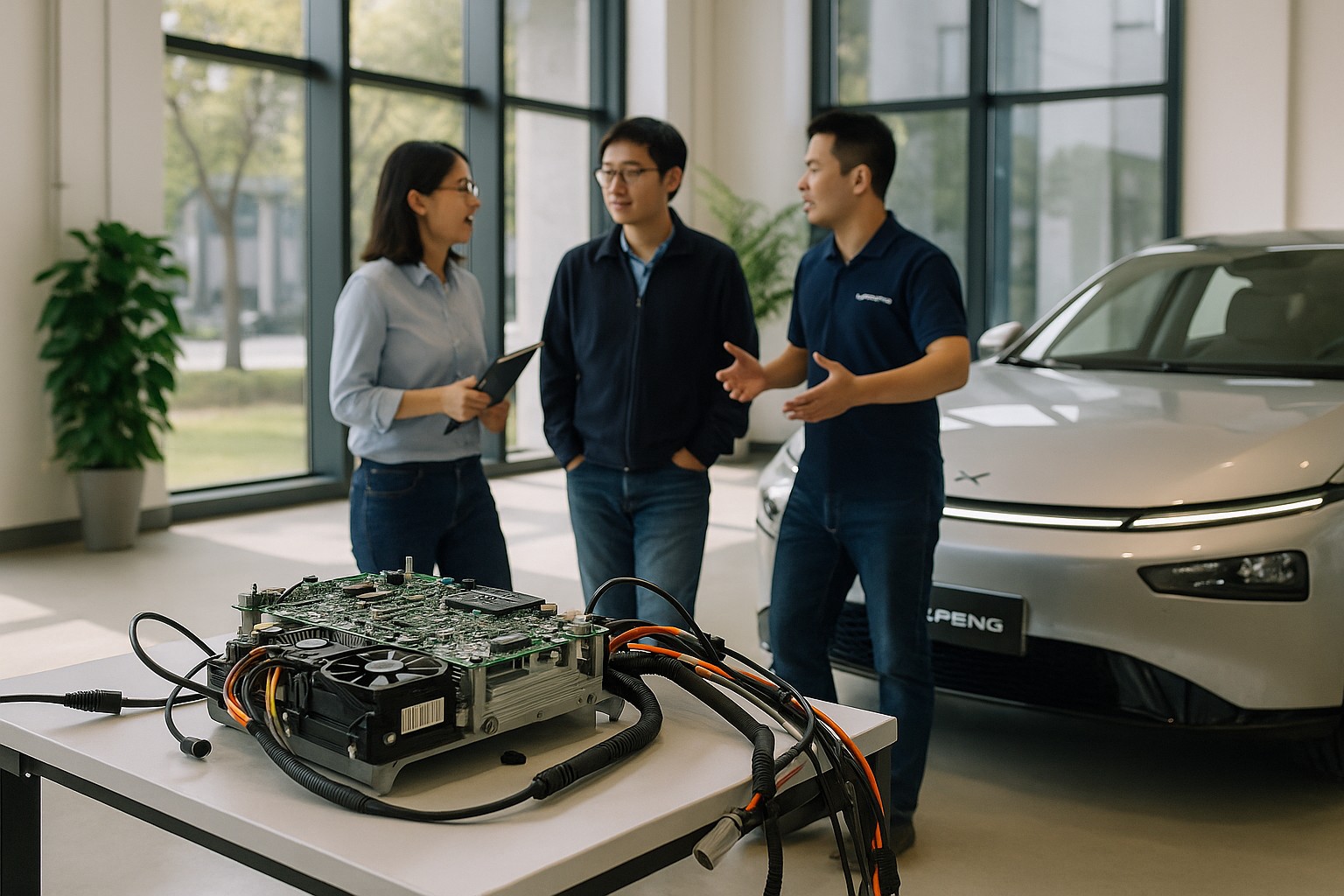 Foto till artikeln: Så blev XPeng lönsamt – genom att bygga hjärnor, inte bara bilar