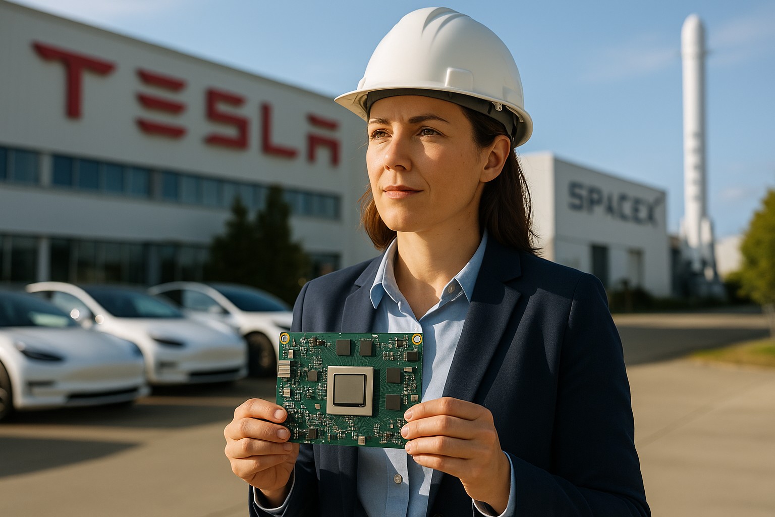 Foto till artikeln: Musk satsar på egen kretsproduktion – vill göra Tesla och SpaceX oberoende av Nvidia