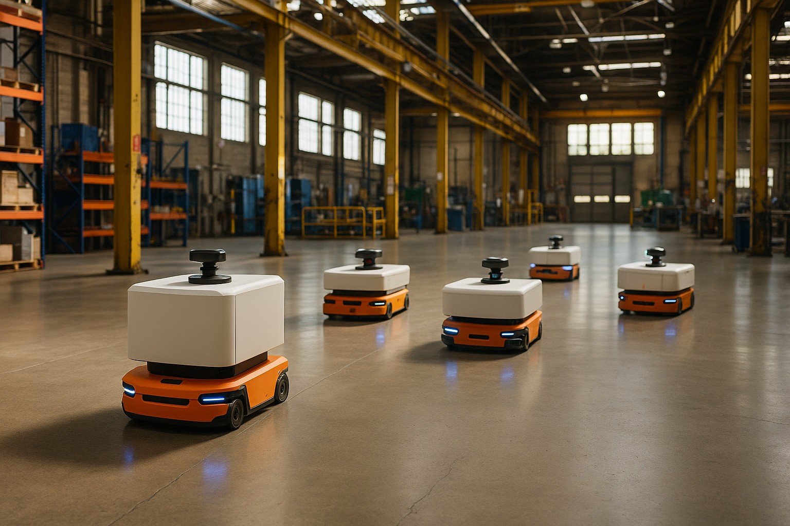 Foto till artikeln: Robotsvärmar som tänker själva – så förändras industrin