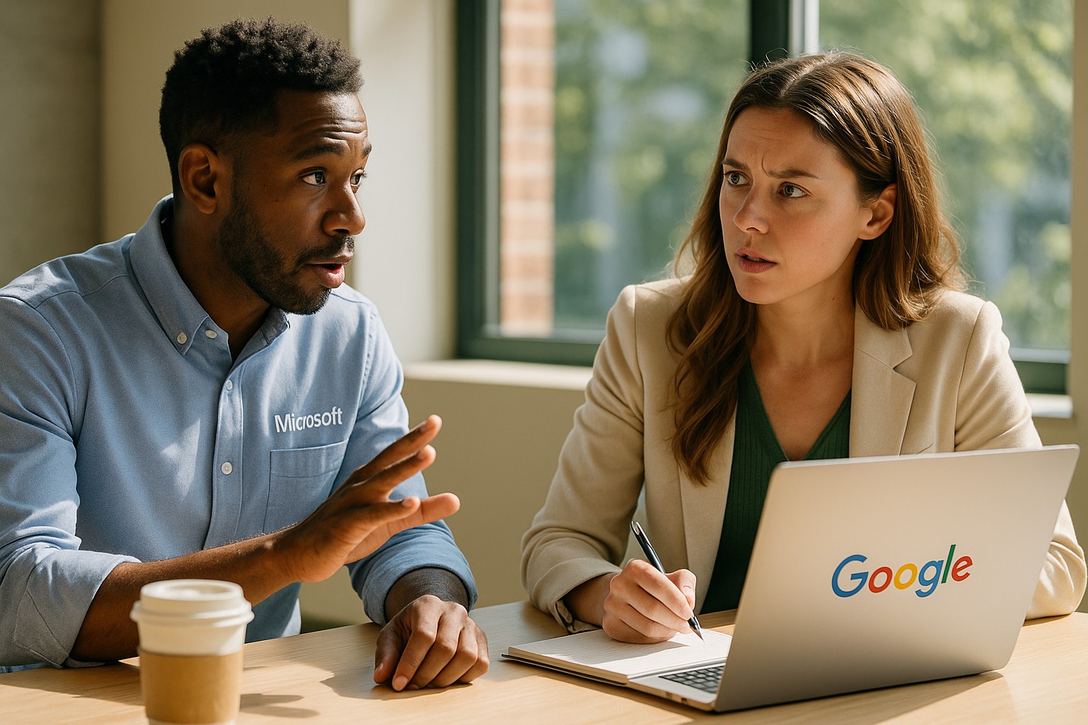 Foto till artikeln: Microsoft och Google justerar AI-strategier efter användarkritik