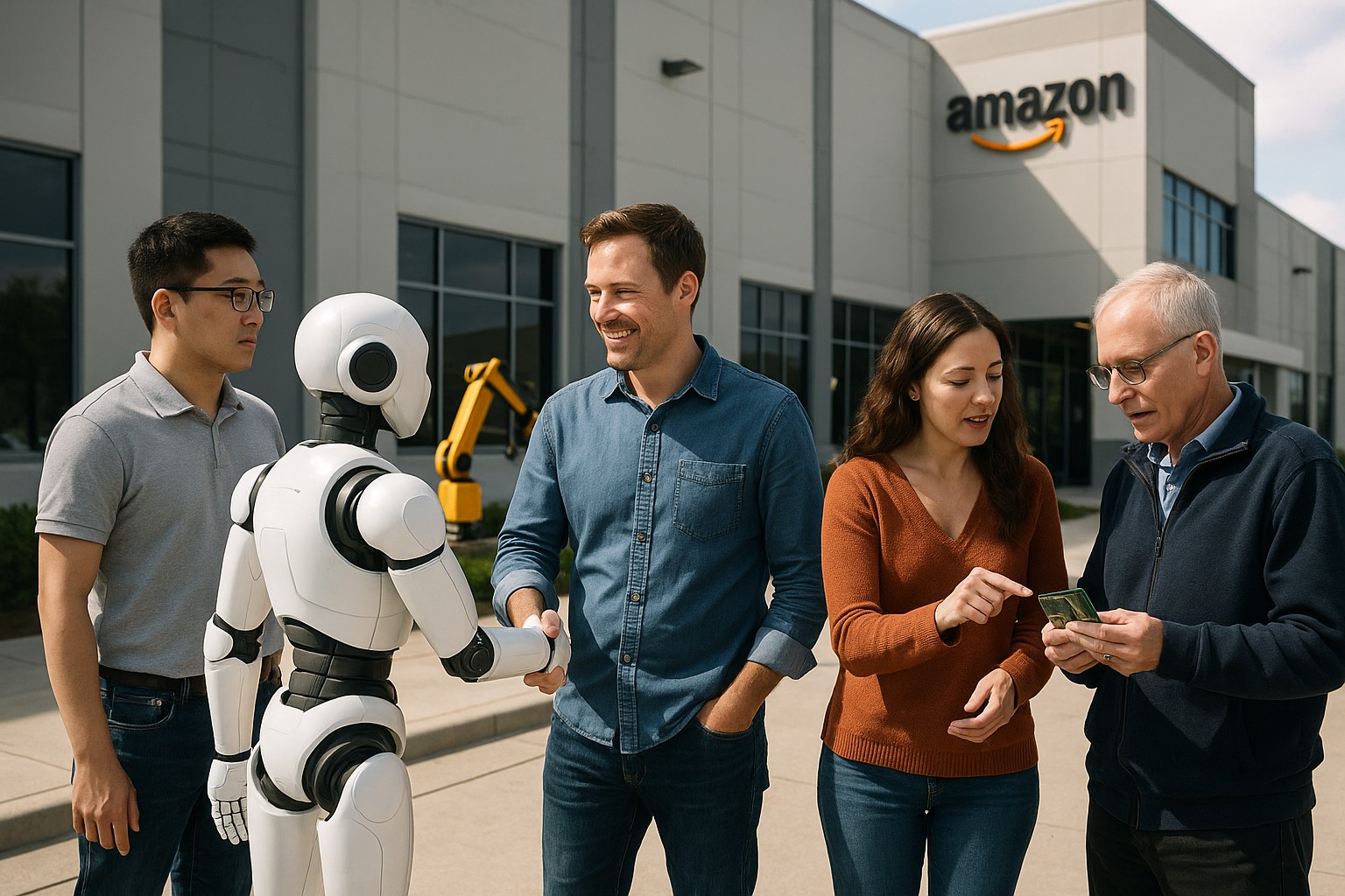 Foto till artikeln: Amazons robotjakt och Arms datacenter-satsning visar ny AI-kapprustning