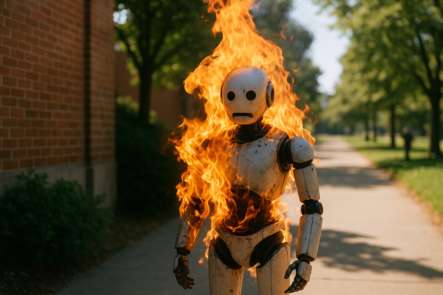 Foto till artikeln: Forskare får AI-agenter att förstöra sig själva – cyberbrottslingar använder AI för storskaliga attacker