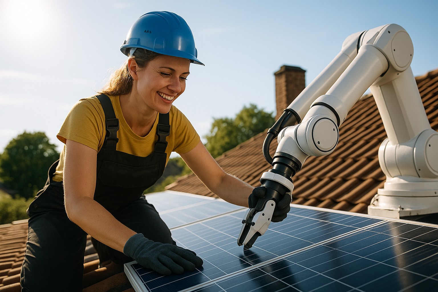 Foto till artikeln: Svenska solföretag hotas av robotrevolution – automatisering dubblar installationshastigheten