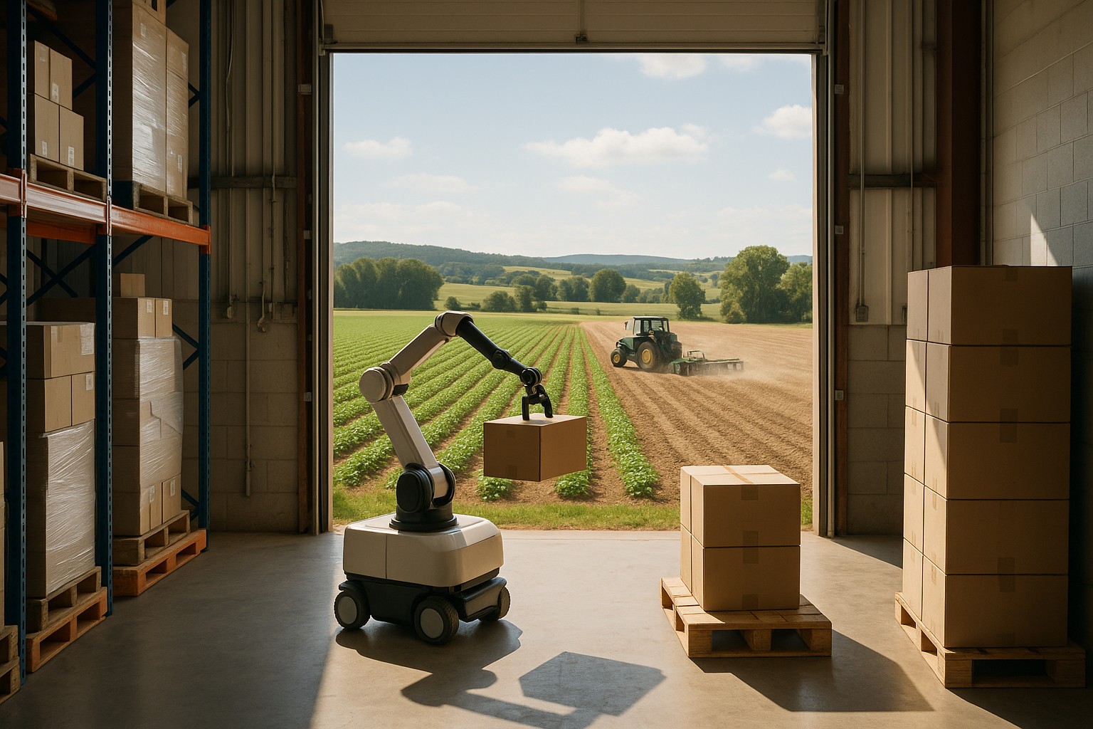 Foto till artikeln: Ny AI-forskning från MIT och miljardvärdering för robotföretag visar potentialen inom lager och jordbruk