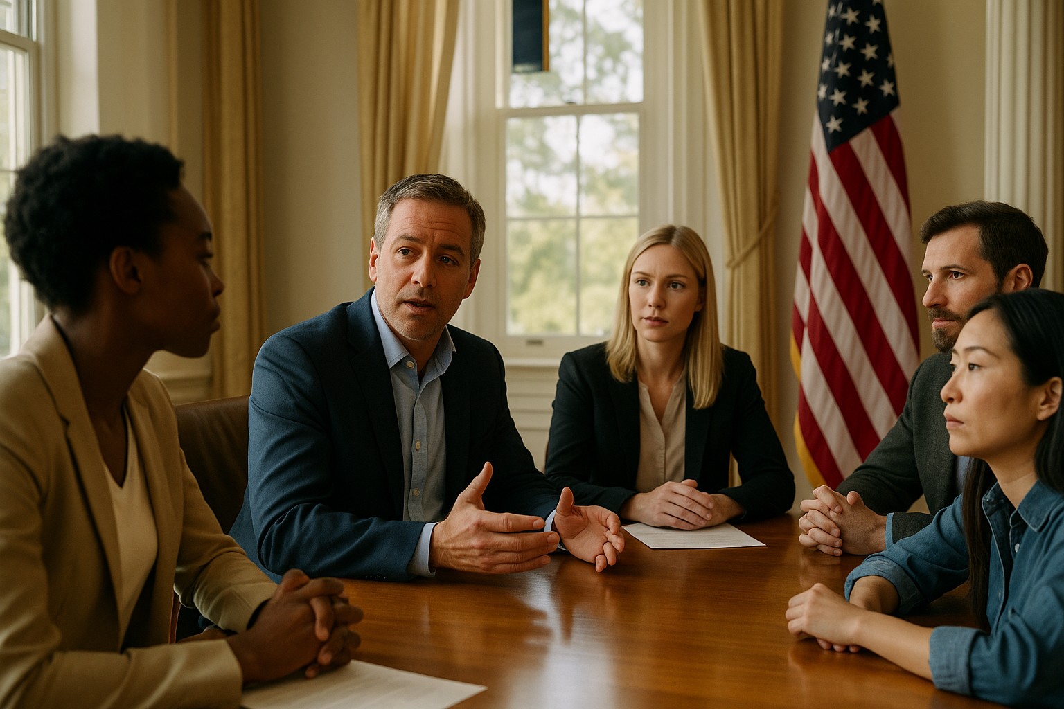 Foto till artikeln: Storföretagen tar över amerikansk AI-politik