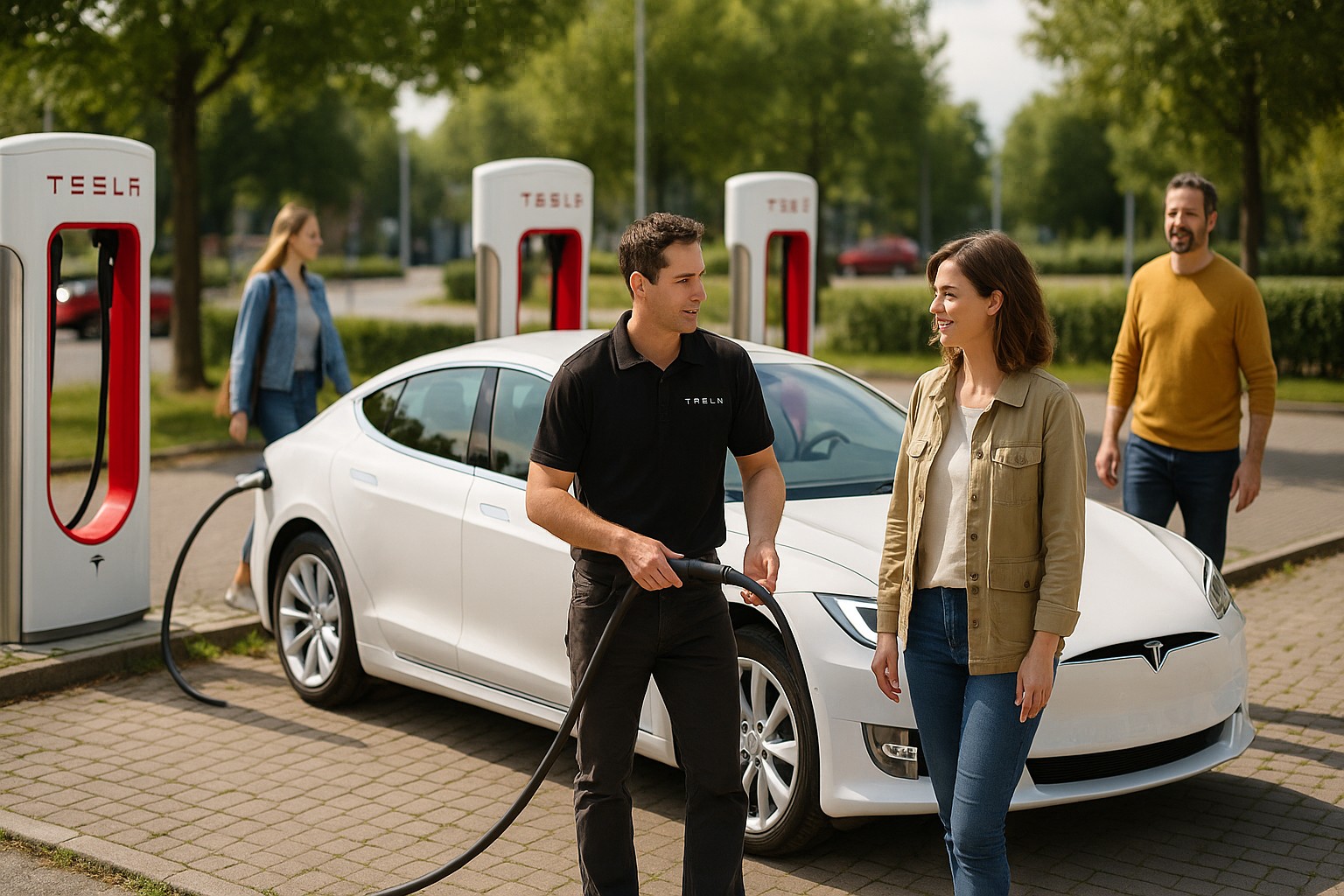 Foto till artikeln: Bränslekris driver elbildrev – Tesla öppnar sina tekniska dörrar