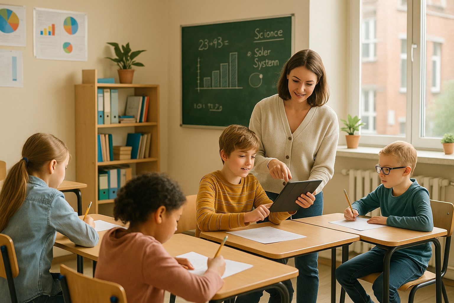 Foto till artikeln: Lärarna använder AI praktiskt – inte som den revolution skolorna lovat