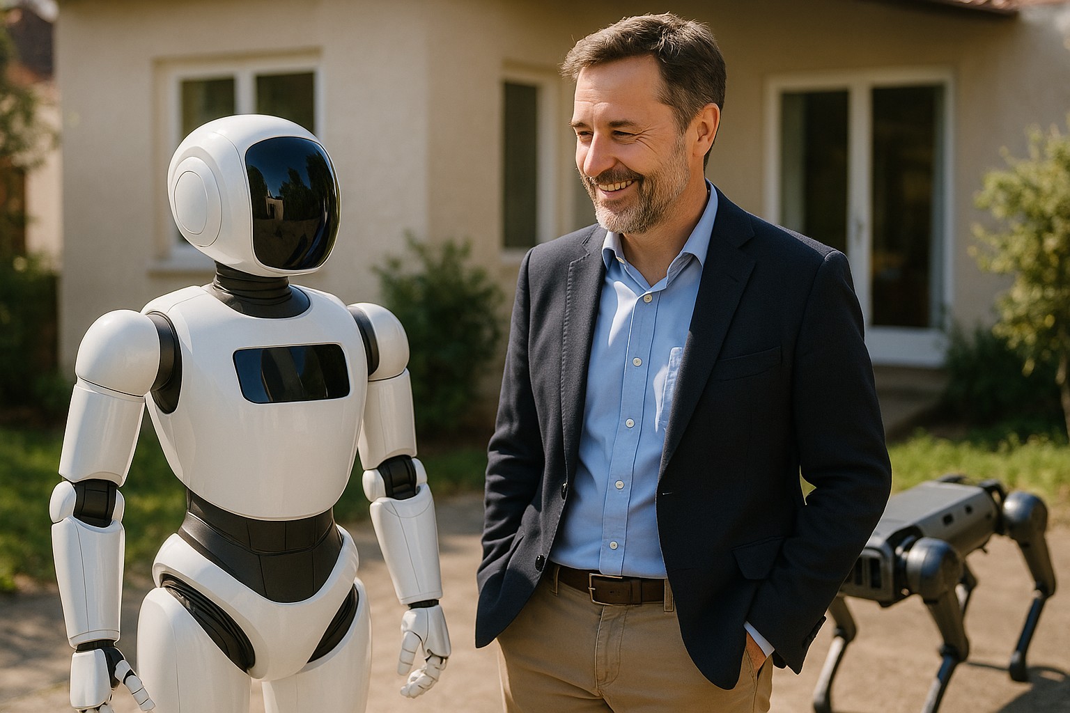 Foto till artikeln: Robotarna tar steget in i vardagen – från flerspråkig service till militärt försvar