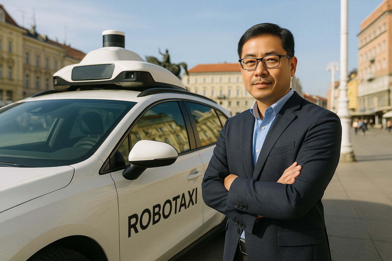 Foto till artikeln: Kinesiskt företag blir först med robotaxibilar i Europa – lanserar i Zagreb medan Google och Tesla fortfarande testar