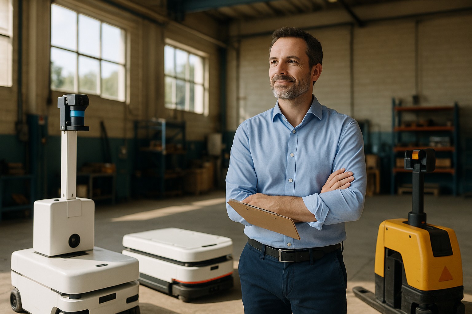 Foto till artikeln: Nya standarden gör robotflottor oberoende av tillverkare