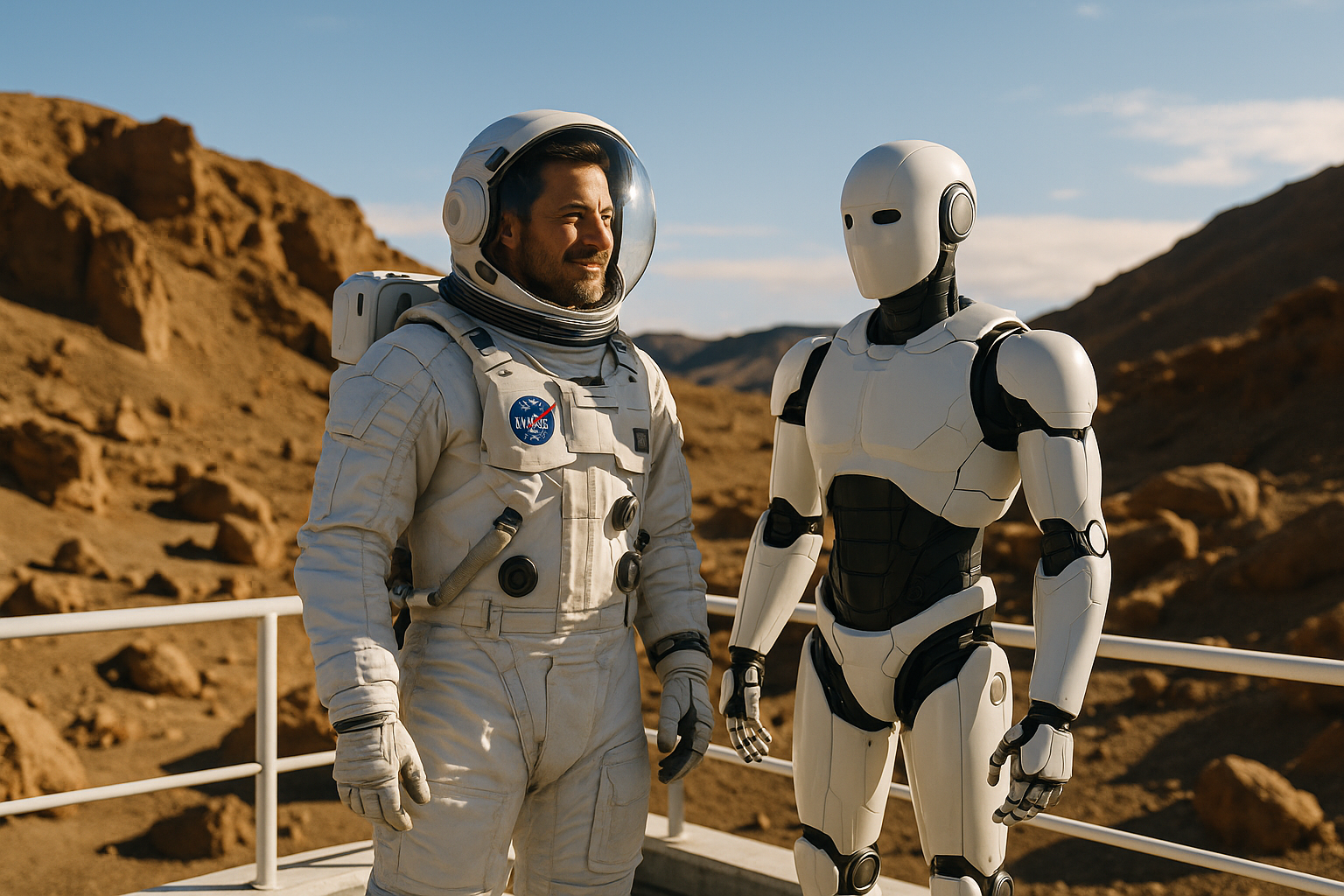 Foto till artikeln: Astronauter får robotkollegor 2027 – första fabrikstestet av humanoidrobot lyckas