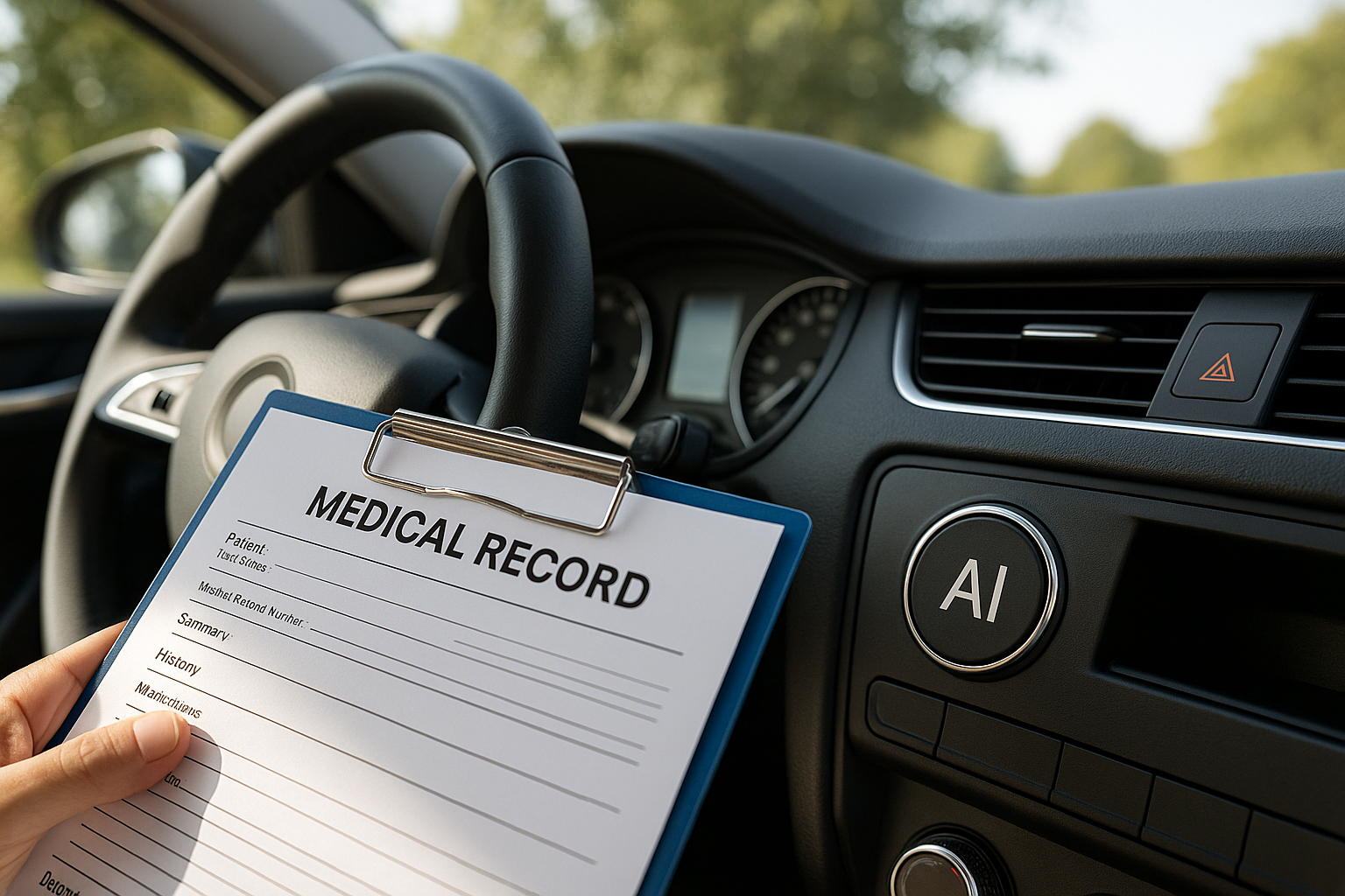 Foto till artikeln: Nu kan du prata med AI i bilen – och den läser journaler på sjukhuset