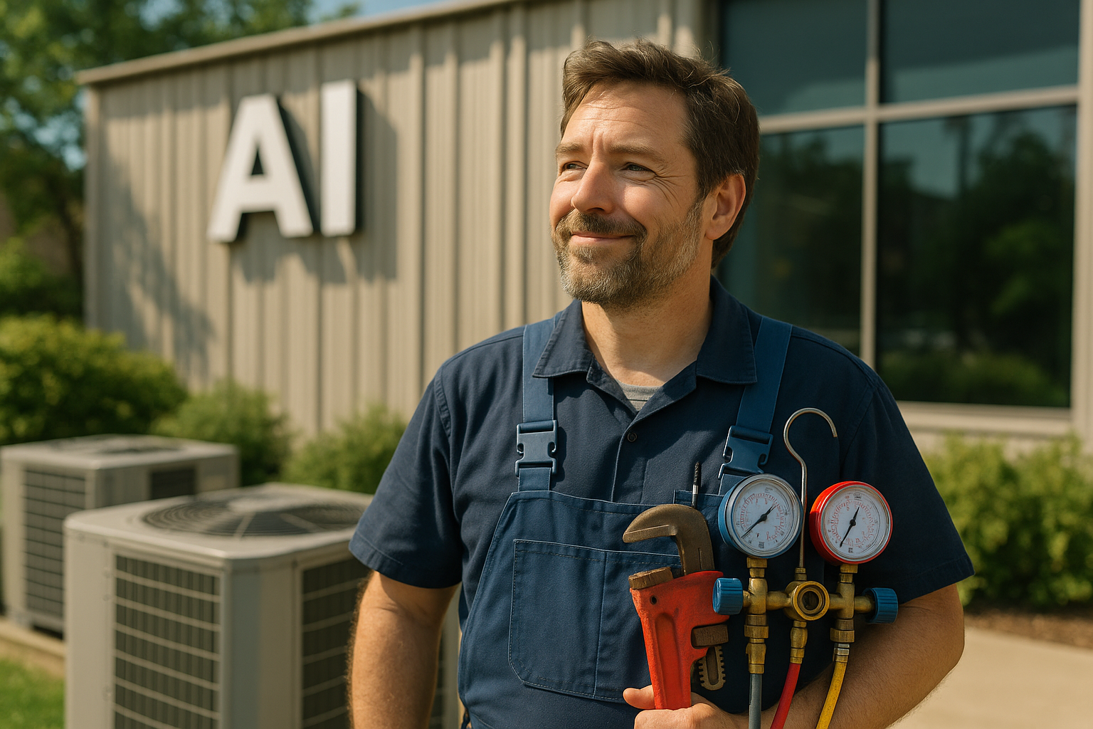 Foto till artikeln: VVS-tekniker blir oväntade hjältar i AI-revolutionen