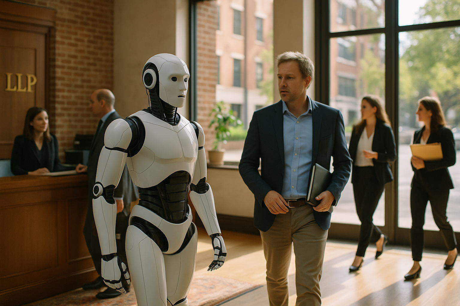 Foto till artikeln: En robot styr nu advokatbyrå och planerar att tredubbla arvoden – AI tar över vardagen