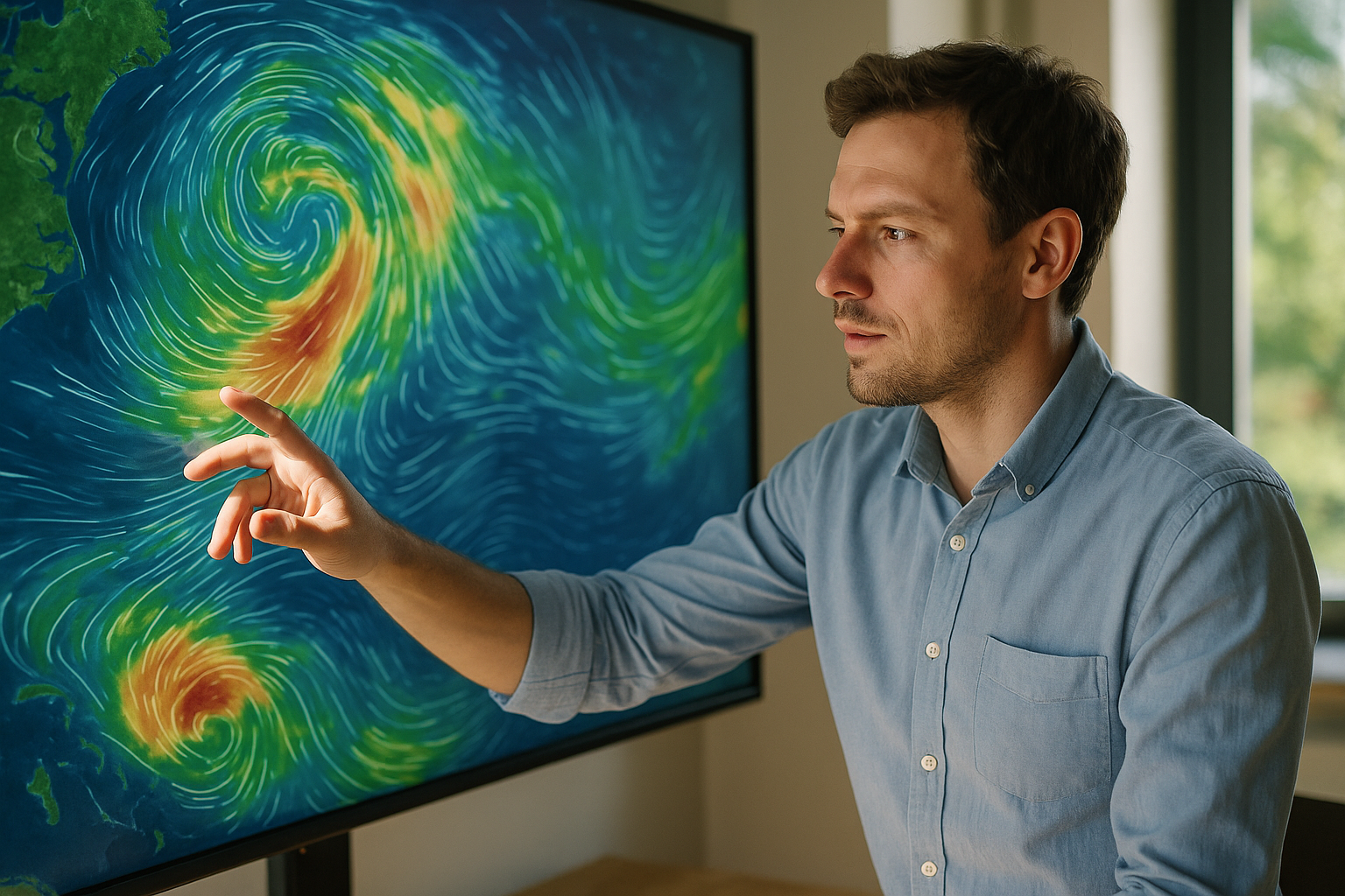 Foto till artikeln: Nu kan forskare styra vädersimuleringar med vanligt språk