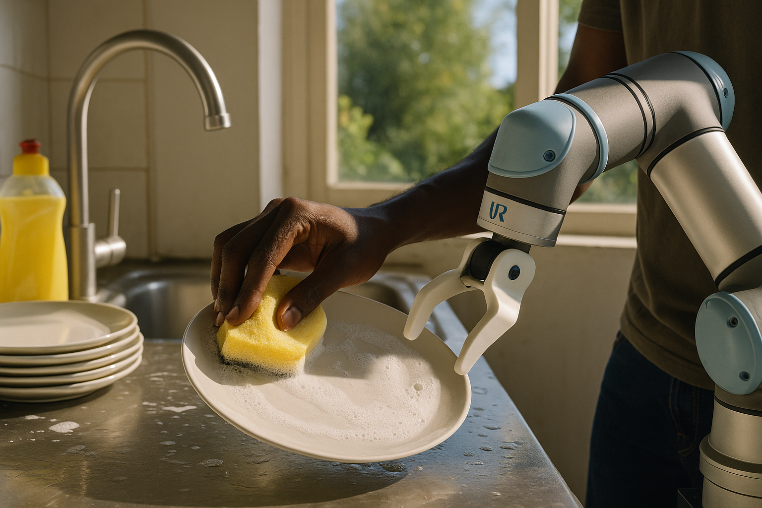 Foto till artikeln: Nigeriansk student tjänar pengar på att diska – för att träna robotar