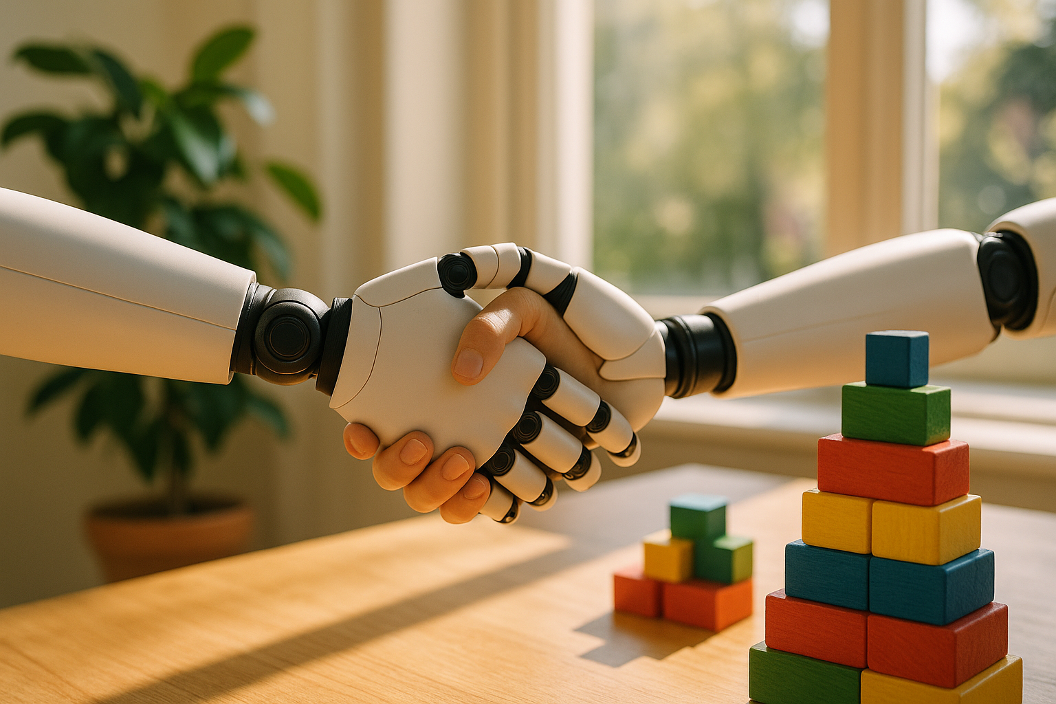 Foto till artikeln: AI-agenter lär sig samarbeta – men prestandan växlar dramatiskt