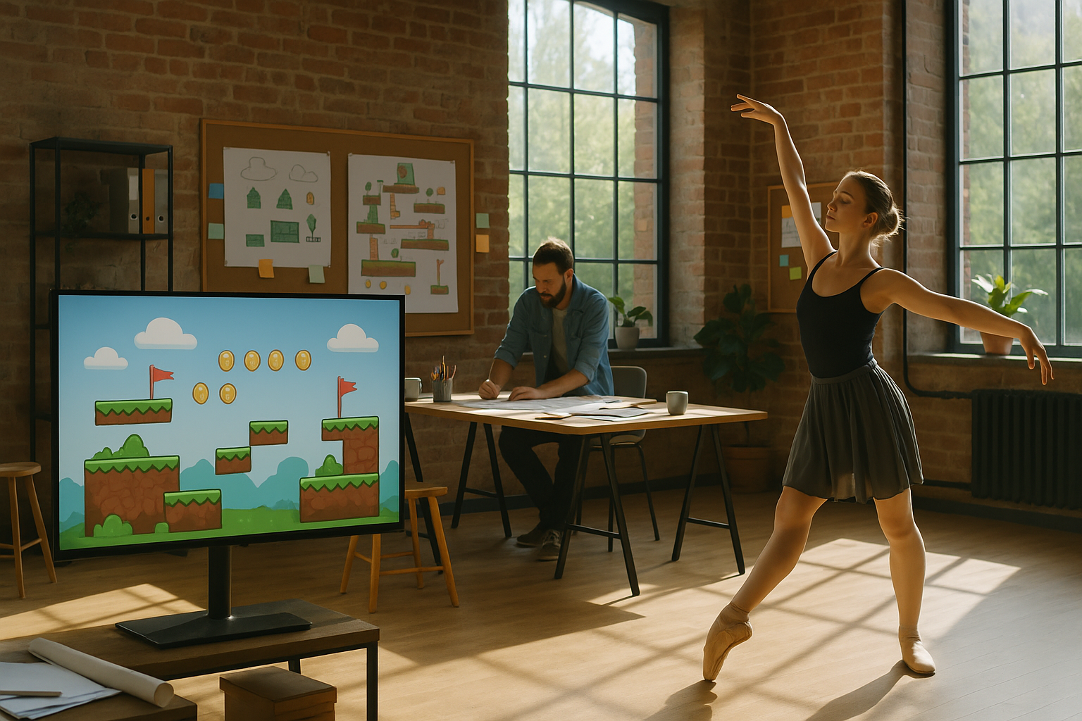 Foto till artikeln: AI utvecklar kreativa förmågor – skapar spelbanor och koreografier