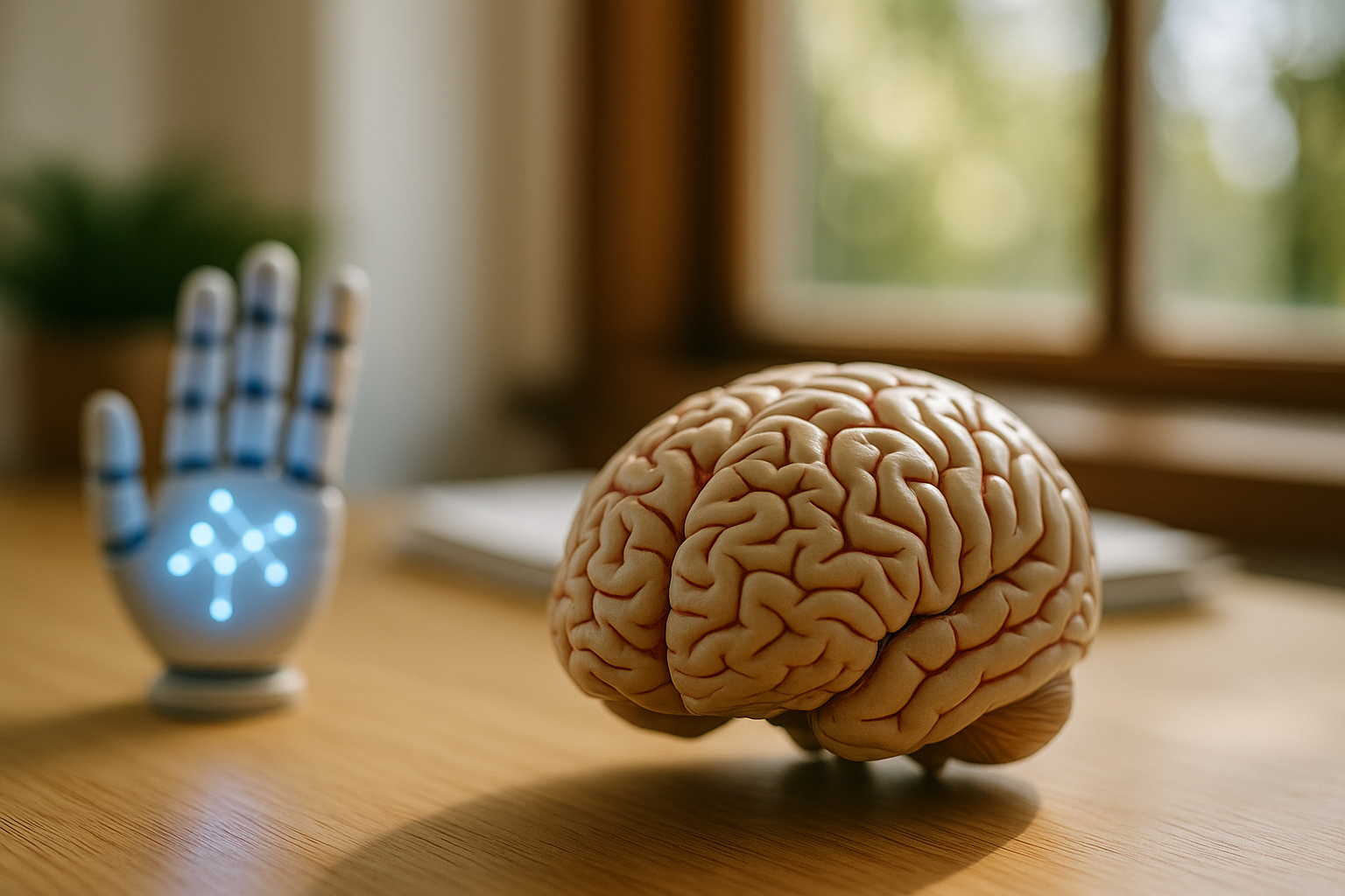 Foto till artikeln: Forskare upptäcker att AI spontant utvecklar hjärnliknande informationsbearbetning