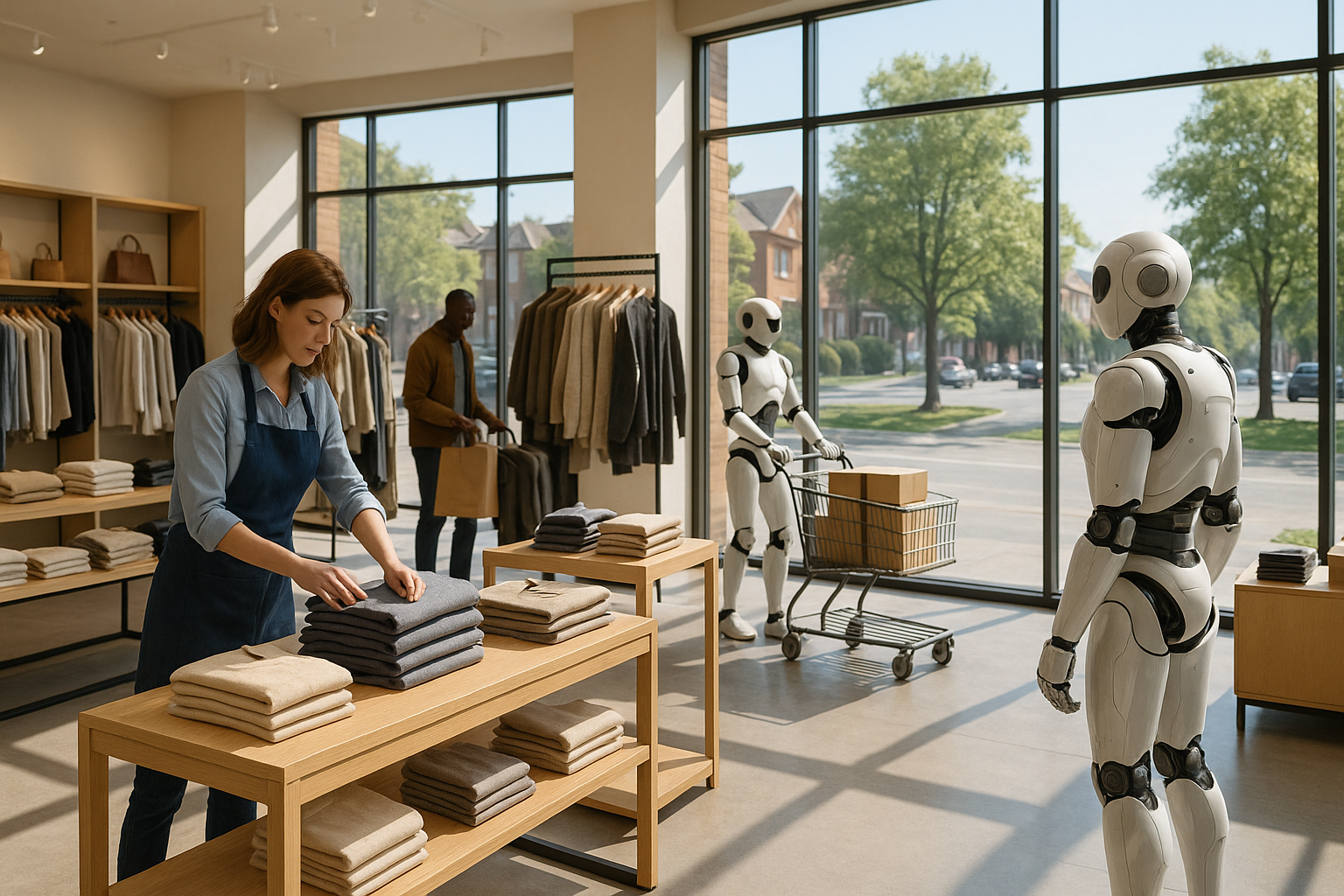 Foto till artikeln: Handeln i korseld mellan robotar och människor