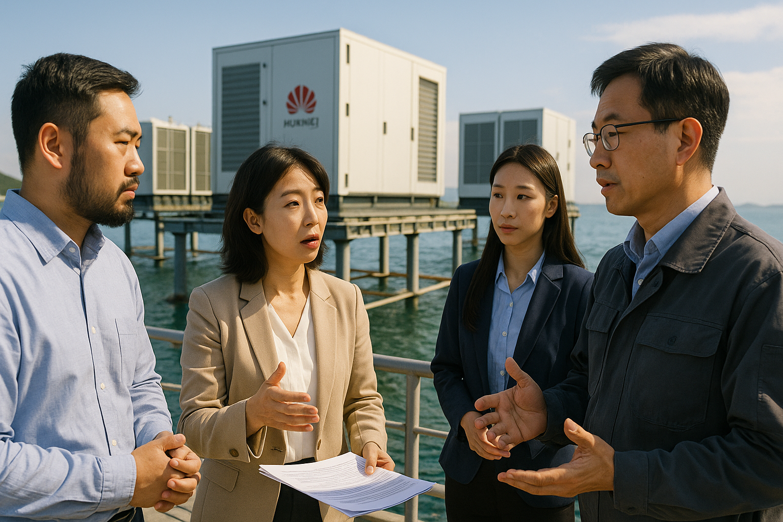 Foto till artikeln: Kina bygger på land, Japan på vatten – så olika är kampens om framtidens datorkraft