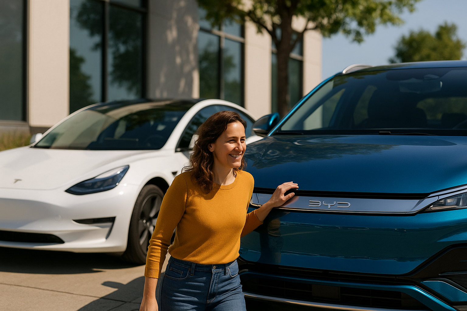 Foto till artikeln: Tesla möter ökad konkurrens när kinesiska BYD växer inom specifika segment