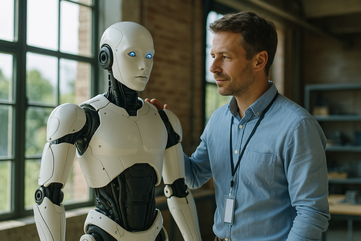 Foto till artikeln: Nästa generations robotar får AI-drivna ögon och hjärna