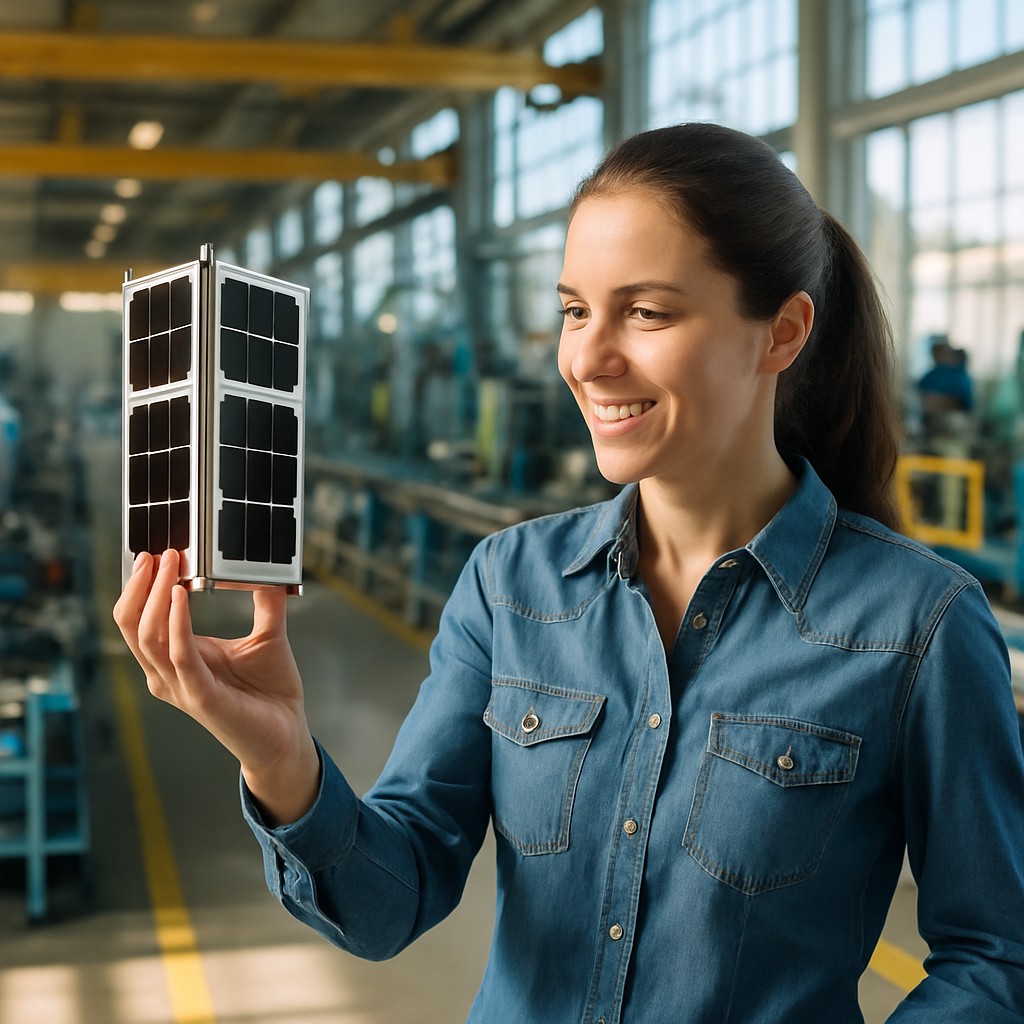 Foto till artikeln: Artificiell intelligens ryms nu i en rymdfarkosts ficka – och revolutionerar fabrikerna