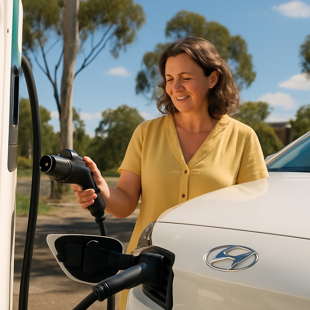 Foto till artikeln: Elbilsklyftan växer: Australien tömmer lagren medan Hyundai skalar ner elbilsplanerna i USA