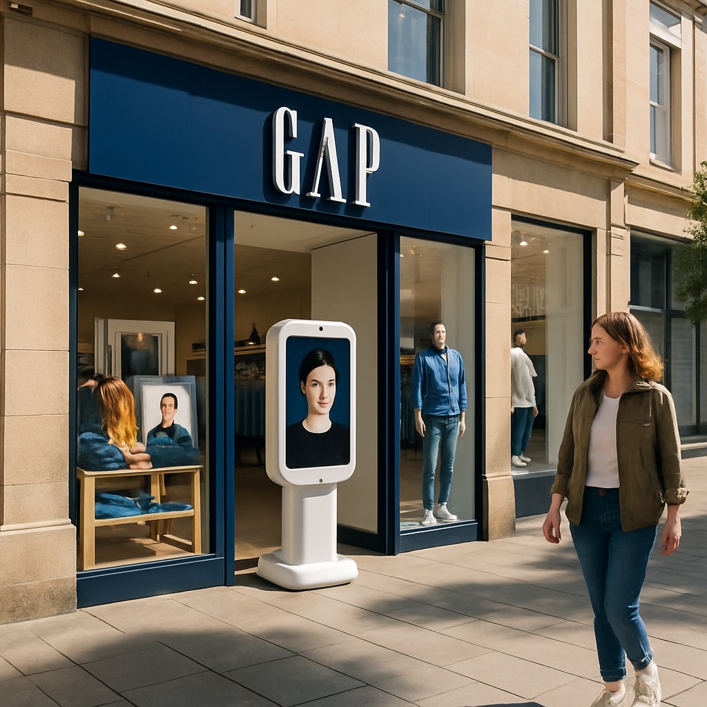 Foto till artikeln: Nu blir AI-assistenten ditt nya butiksbiträde – GAP först att sälja kläder genom Gemini