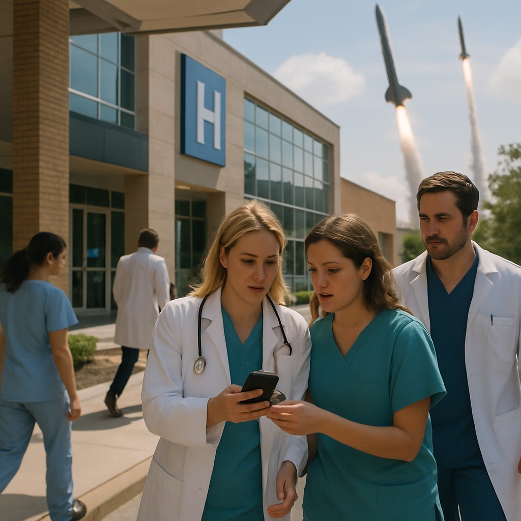 Foto till artikeln: Krig och kaos hotar AI-säkerheten – 17 procent av vårdpersonalen använder otillåtna AI-verktyg medan missiler siktar mot datacenter