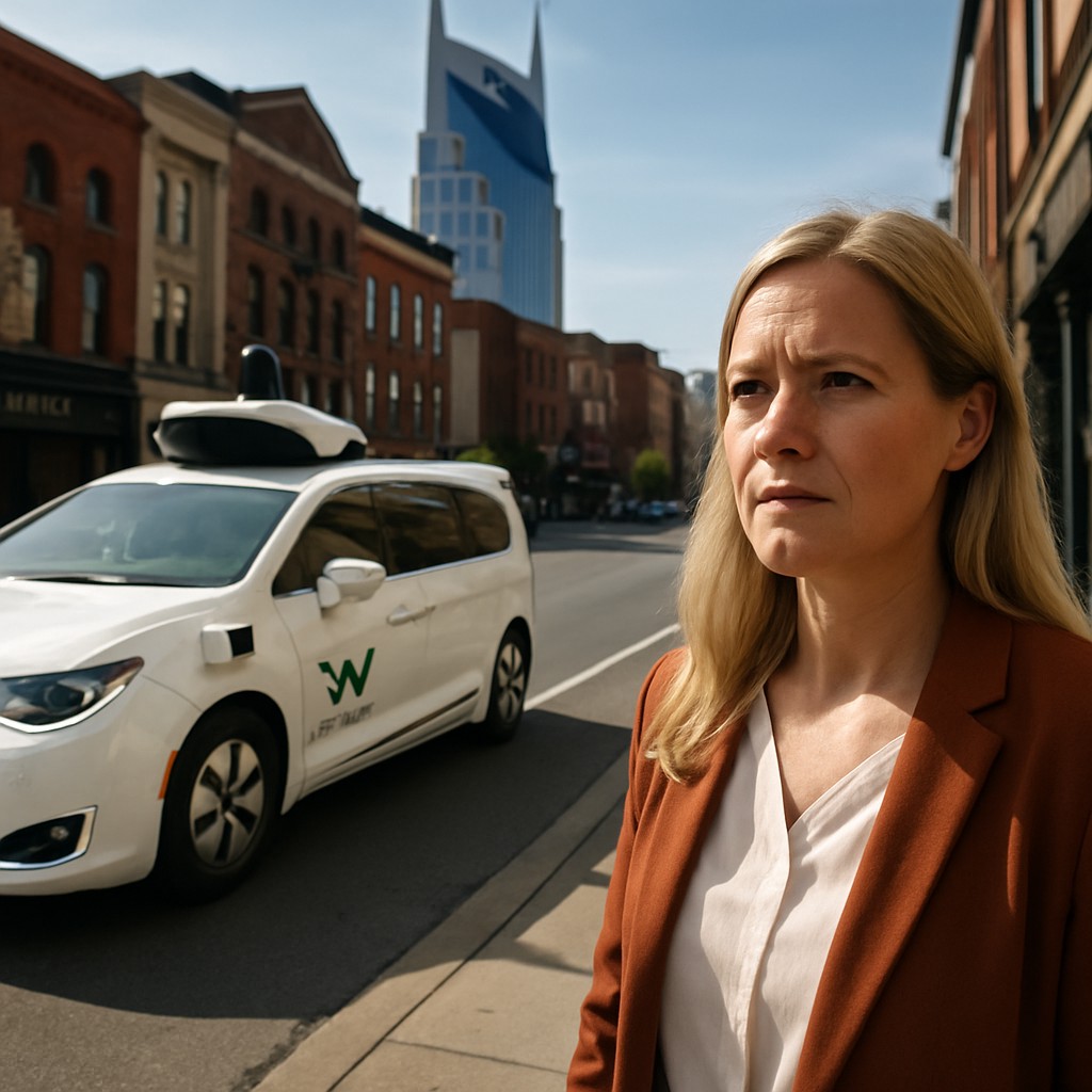 Foto till artikeln: Robotaxin rullar genom Nashville – Sverige halkar efter i den autonoma revolutionen