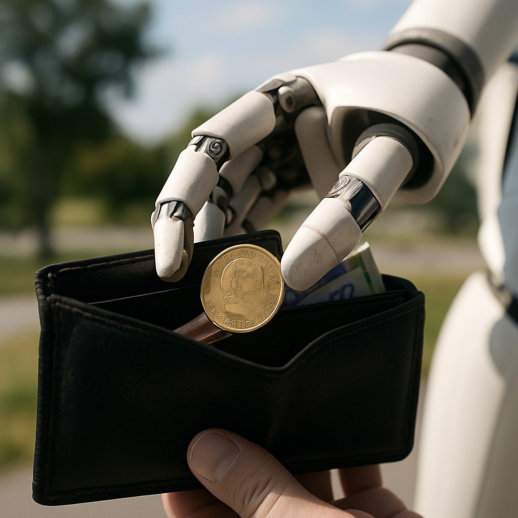 Foto till artikeln: Ny teknik kan ge robotar egen plånbok – så kan maskinernas ekonomi förändra Sverige