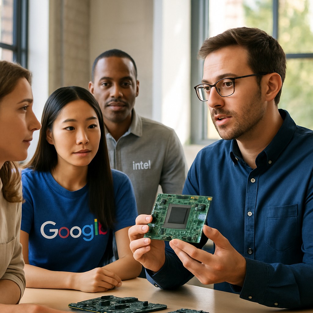 Foto till artikeln: Google och Intel bygger egen teknik för att minska beroendet av Nvidia